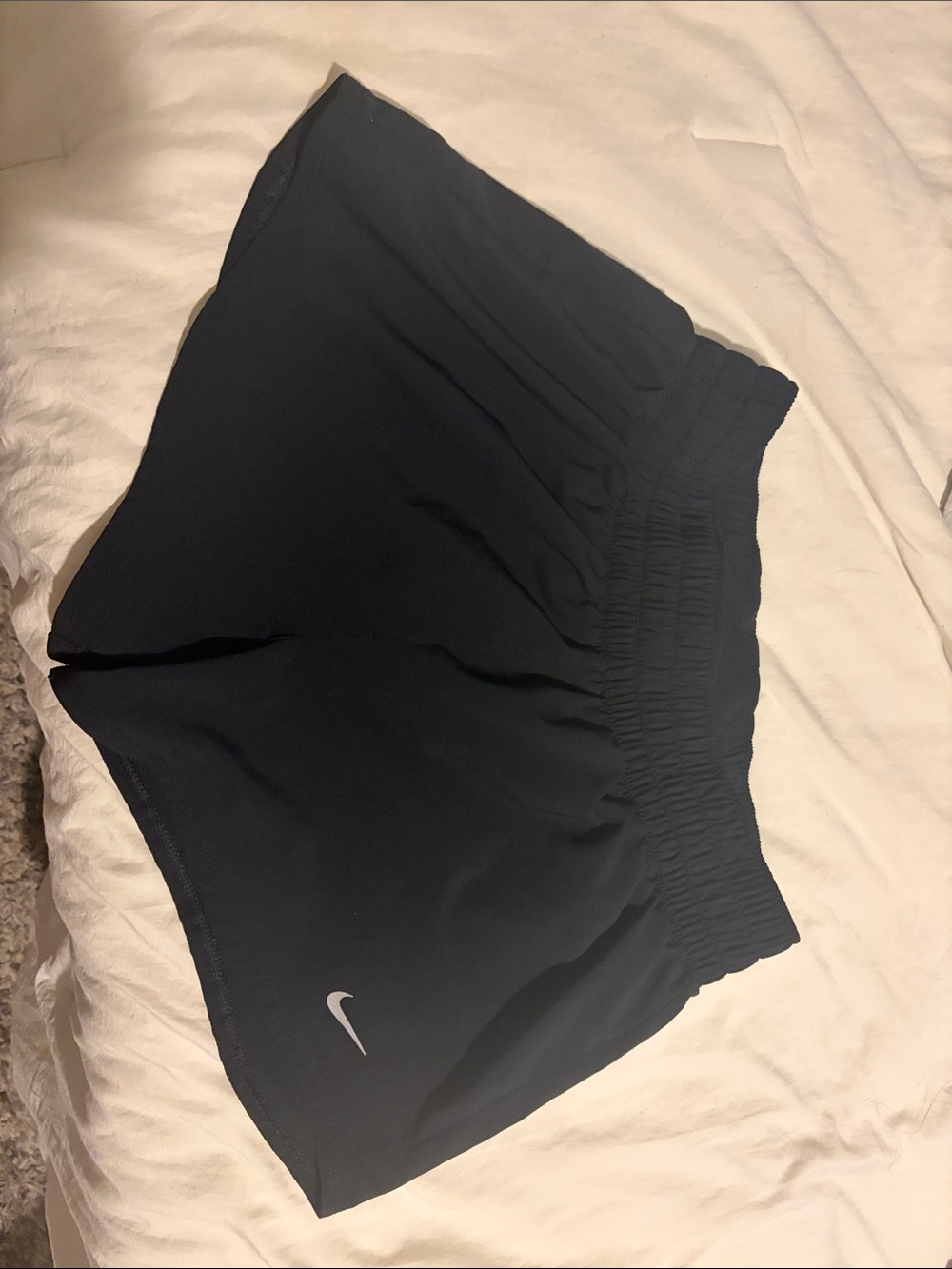 Nike Women's Black Running Shorts with Elastic Waist